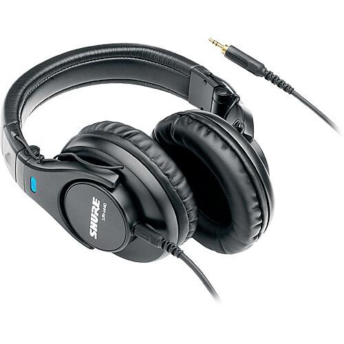 Shure SRH440 Closed-Back Over-Ear Studio Headphones