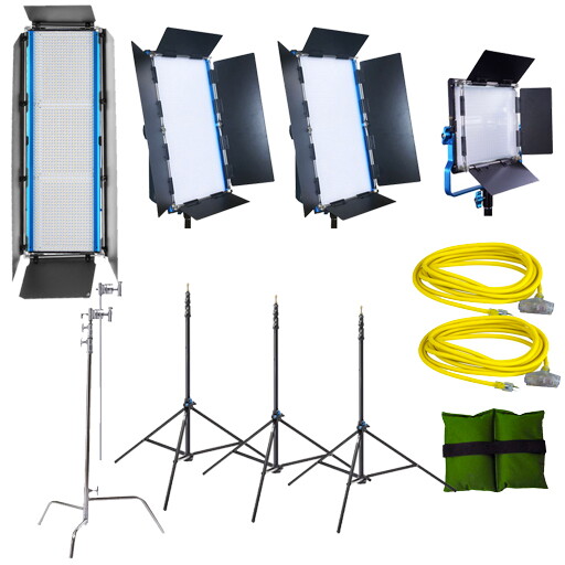 Dracast LED Panel Bi-Color 4 Light Package