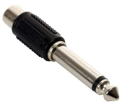 RCA Female to TS 1/4" Male Adapter