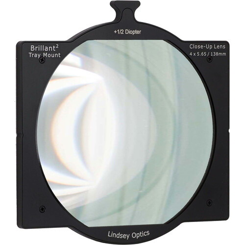 4 x 5.6" Brilliant Tray Mount Close-up Lens +1/2 Diopter
