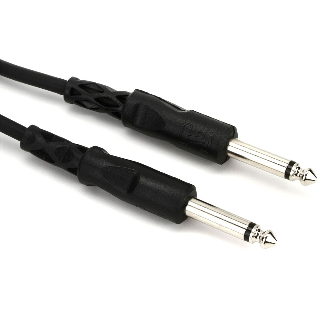 1/4" TS Male to 1/4" TS Male Cable