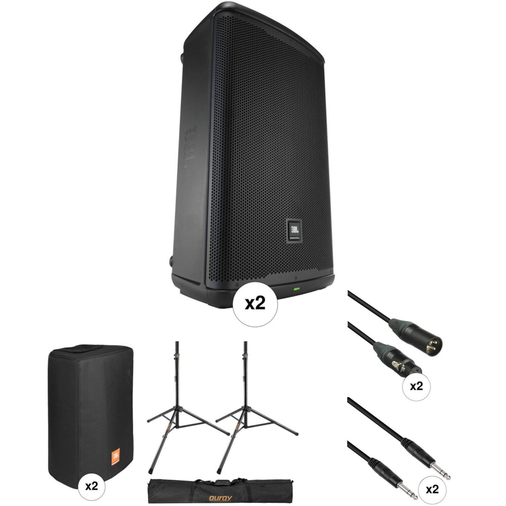 JBL Dual 15" EON715 1300W Powered Speaker Kit