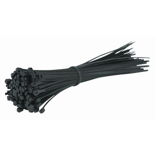 Zip Ties - 8" Black 100pcs