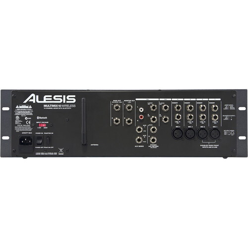 Alesis MultiMix 10 Wireless Rackmount Mixer with Bluetooth