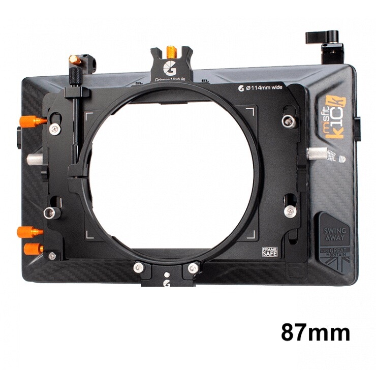 Bright Tangerine Misfit Kick Matte Box Kit - 87mm (Clamp-On)