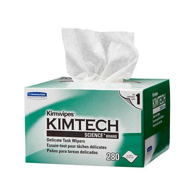 Kimtech Science 4.4 x 8.4" KimWipes Delicate Task Wipers - 1-ply 280 count