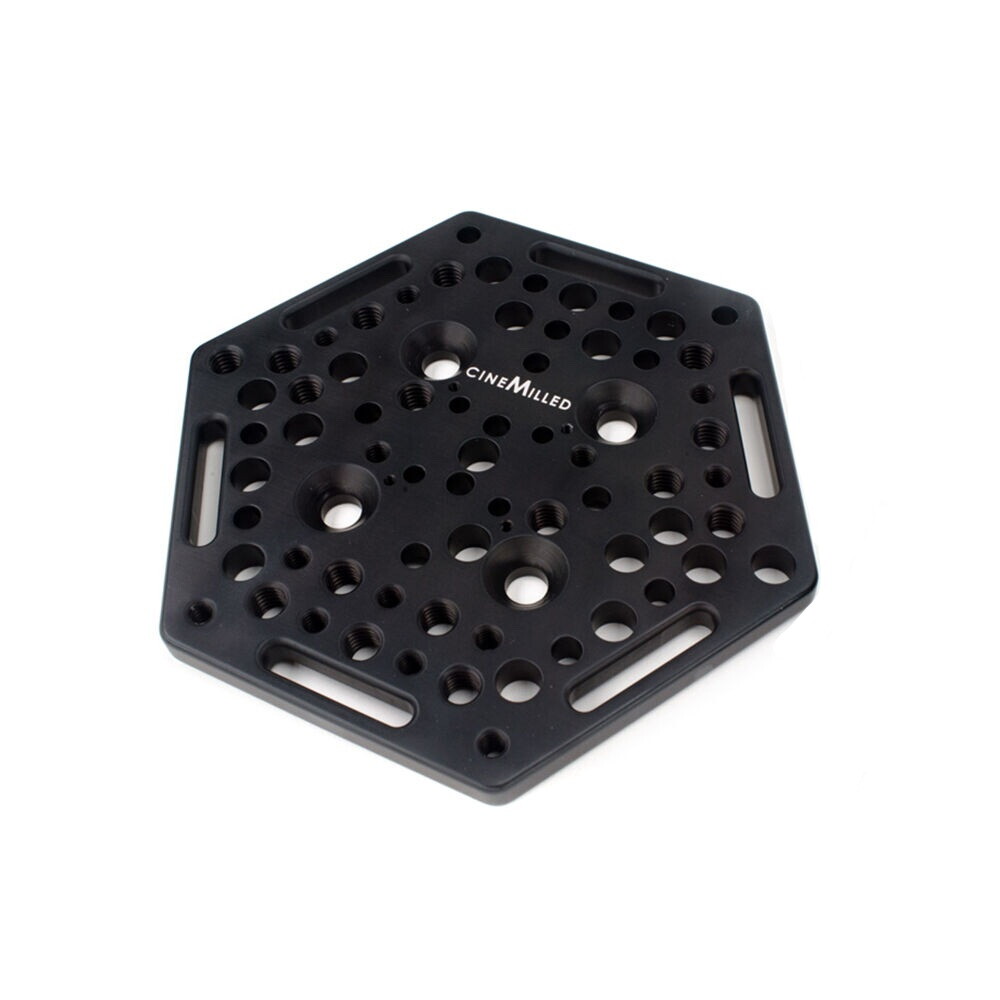 CineMilled Hex Cheese Plate
