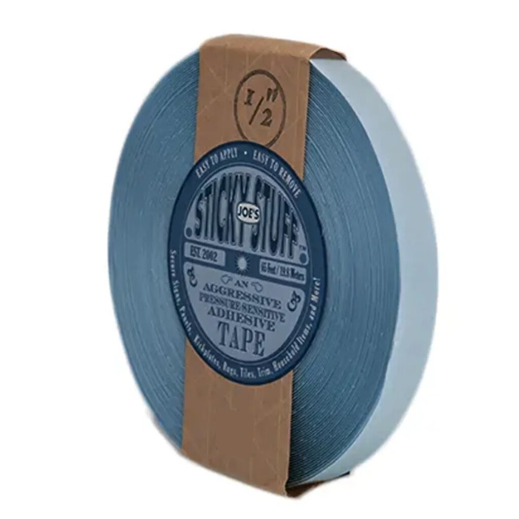 Joe's Sticky Stuff Clear Double-Sided Adhesive Tape - 1/2" x 65'