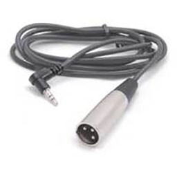 XLR Male to 1/8" Cable - 10'