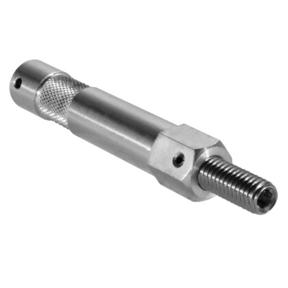 Baby Pin 3" with 3/8" Male Thread (Aluminum)