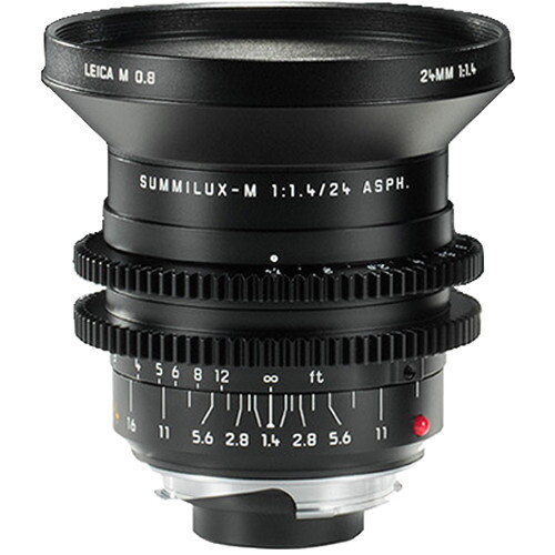Zero Optik Housed Leica 24mm F1.4 M 0.8 Summilux-M Prime FF Lens (LPL)