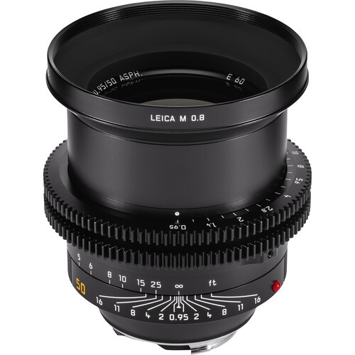 Zero Optik Housed Leica 50mm F0.95 M 0.8 Noctilux-M Prime FF Lens (LPL)
