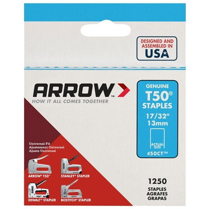 Staples T50 - 17/32" 1000pcs