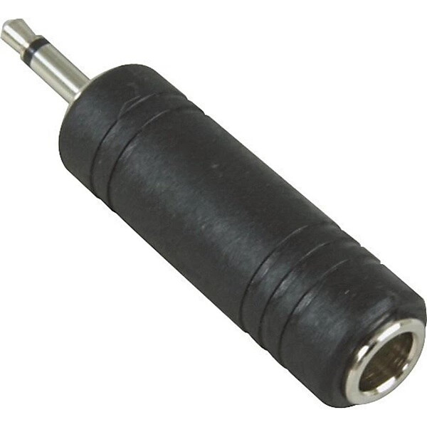 TS Mono 1/4" Female to TS 1/8" Male Adapter