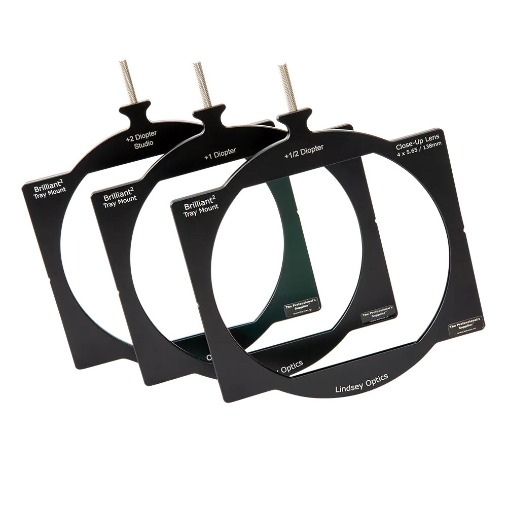 4 x 5.6" Diopter Tray Set (+1/2, +1, +2)