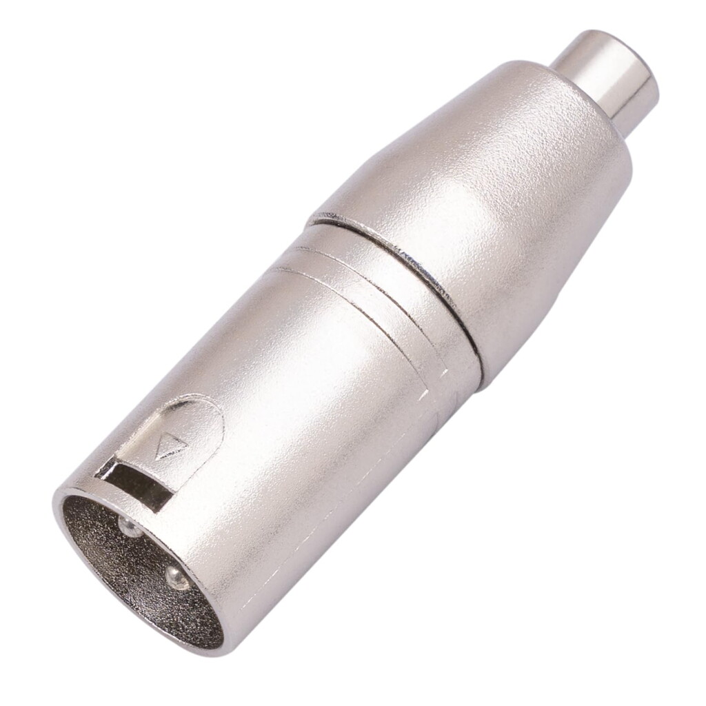 RCA Female to XLR Male Adapter