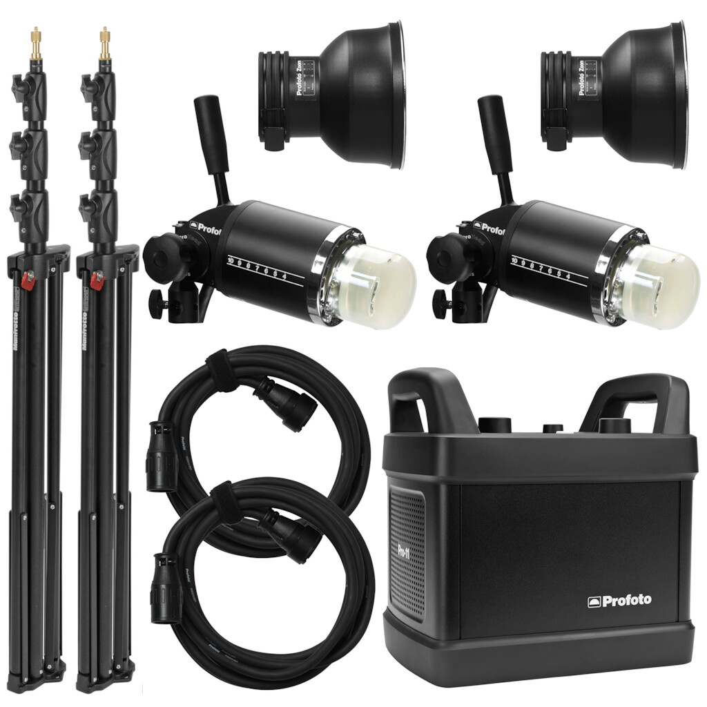 Profoto Pro-11 with Prohead Plus 500W 2-Light Kit