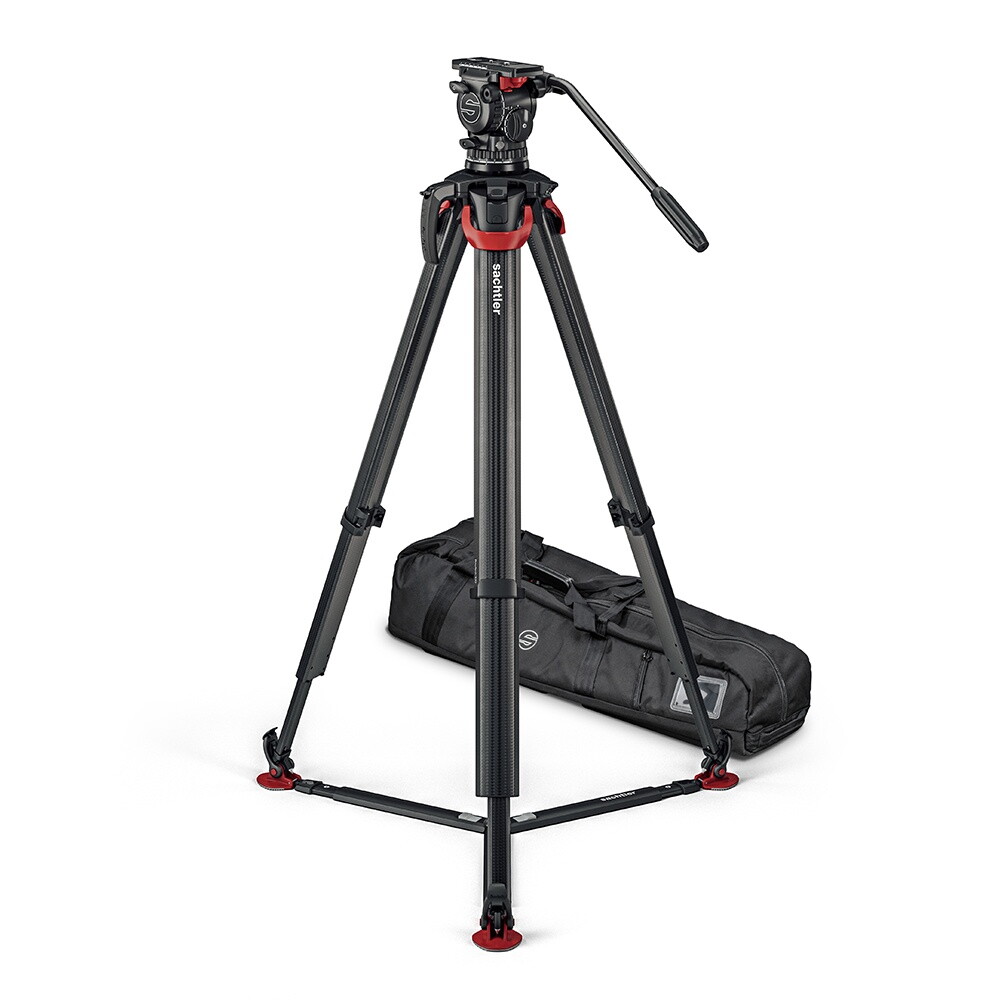 Sachtler DV8 SB 75mm Fluid Head w/ Flowtech Tripod