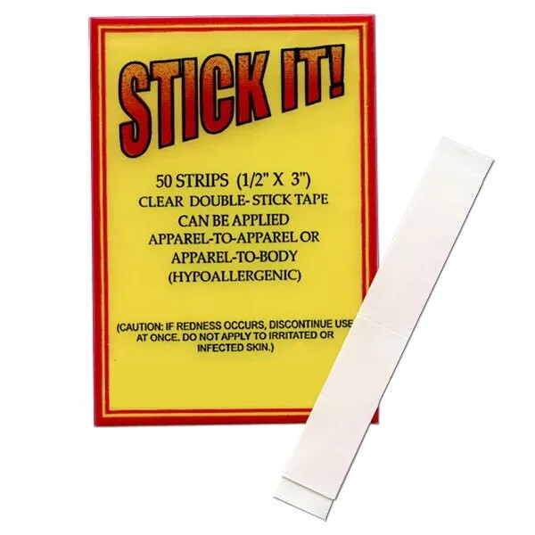 Stick It! Clear Double-stick Tape (50 Strips 1/2" x 3")