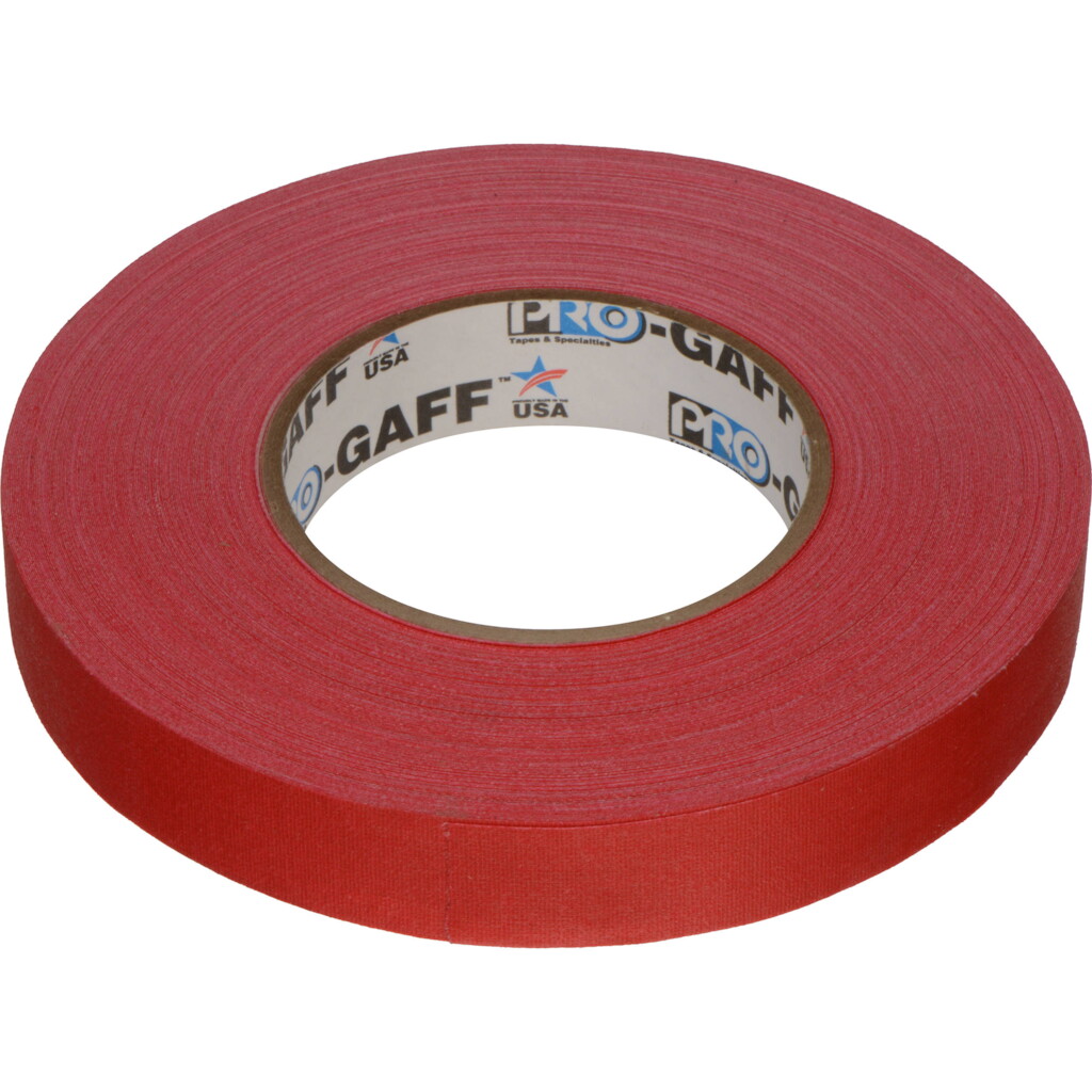 Gaffers Tape - 1" x 55yds Red