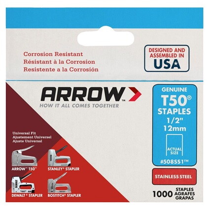 Staples T50 - 1/2" 1000pcs