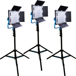 Dracast LED500 Bi-Color 3 Light Package (NP-F Plate Only)