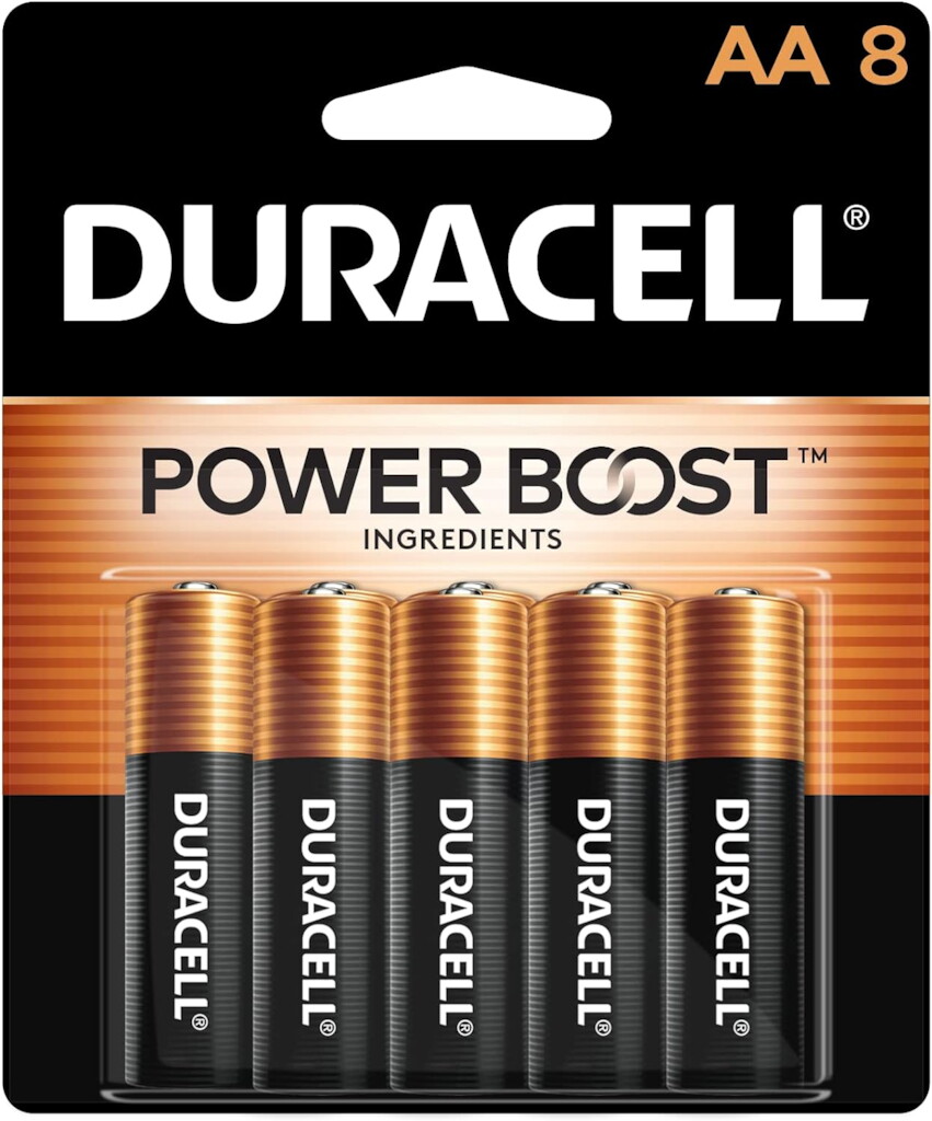 Batteries - AA Duracell Coppertop Pack of 8