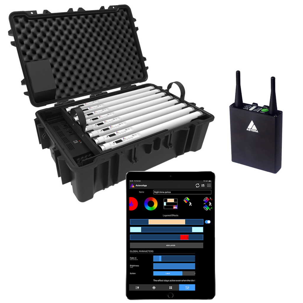 Astera Helios Tube 8 Light w/ Wireless Controller Package