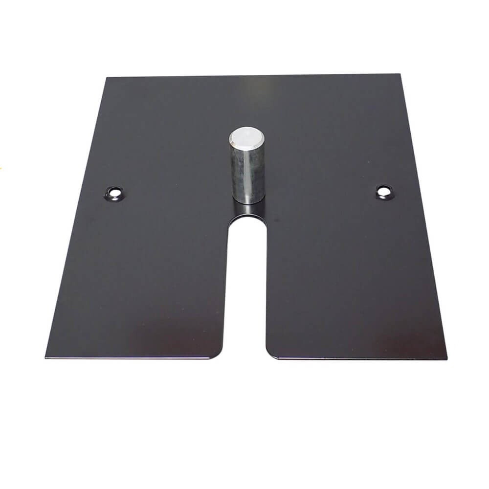 Pipe Base for Drape Upright w/ 6" Pin (Black)