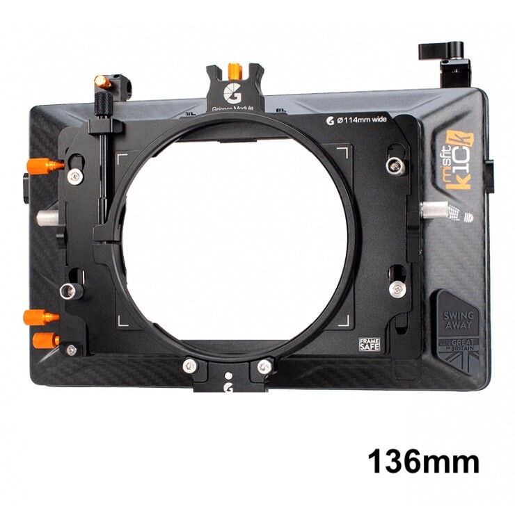 Bright Tangerine Misfit Kick Matte Box Kit - 136mm (Clamp-On)