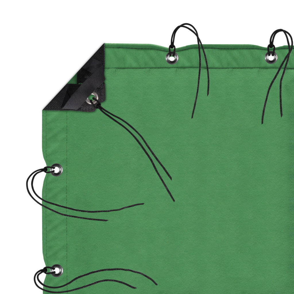 12' x 12' Rag - Chromakey Green Screen