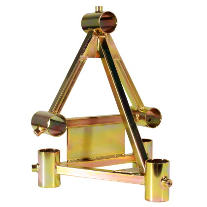 1 1/4" Pipe Triangle Truss Vertical Corner