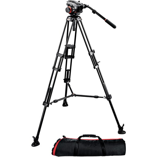 Manfrotto 504HD 75mm Fluid Head w/ Medium Duty Tripod