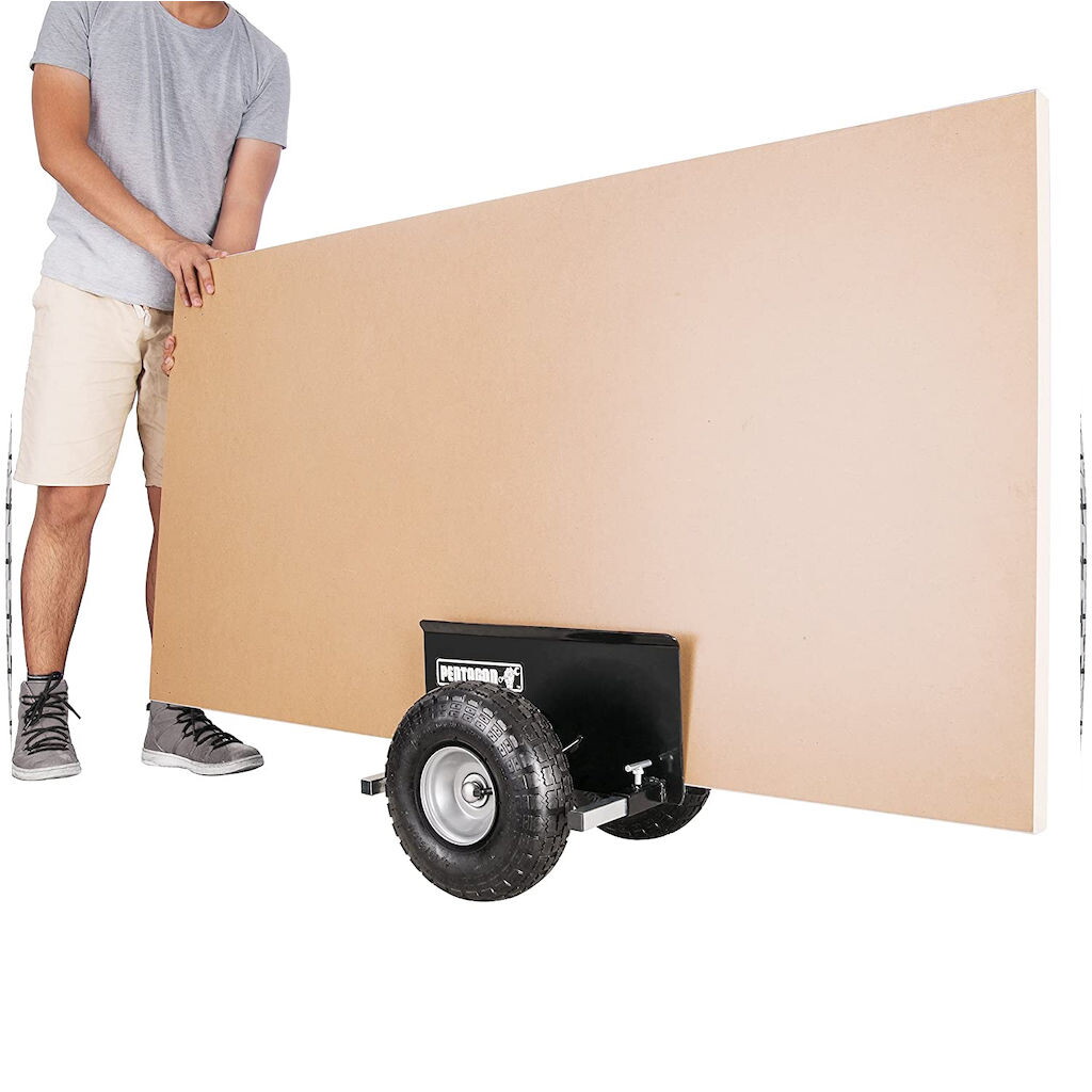 Pusher Dolly for Lumber and Set Walls