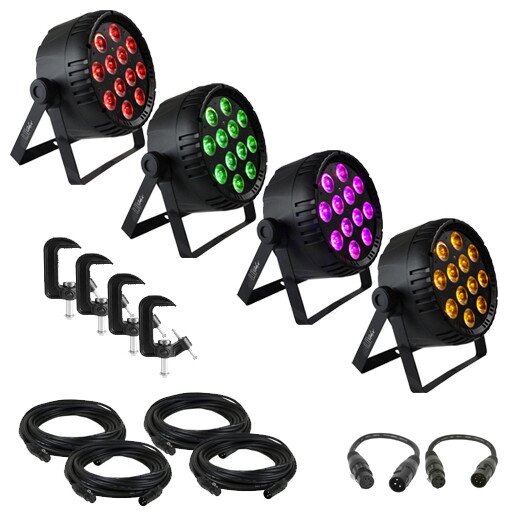 Blizzard RGBAW+UV LED 4 Light Kit