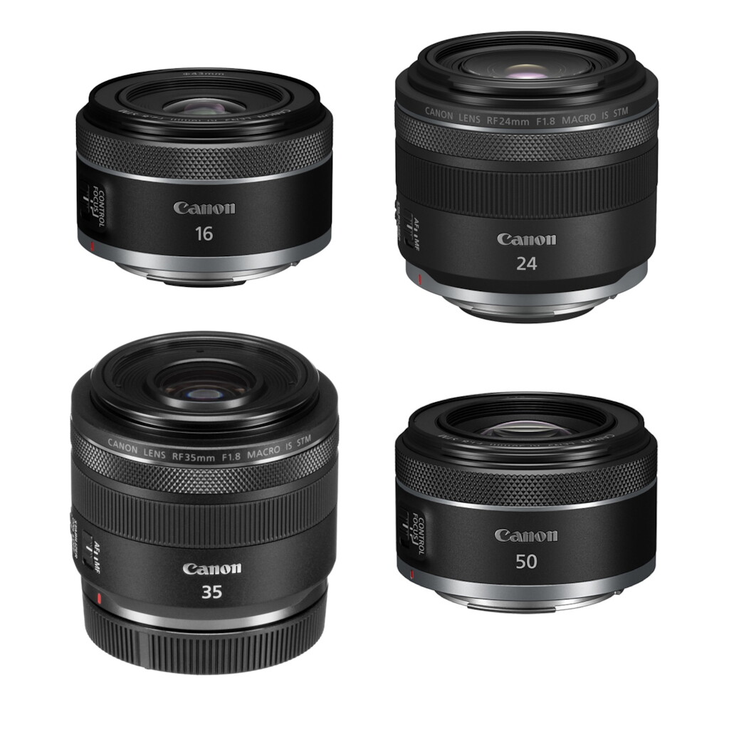 Canon STM Prime FF 4-Lens Kit 16, 24, 35, 50mm (RF)