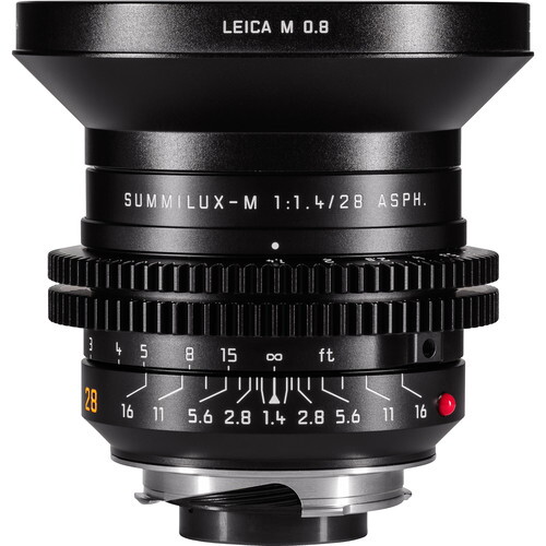 Zero Optik Housed Leica 28mm F1.4 M 0.8 Summilux-M Prime FF Lens (LPL)