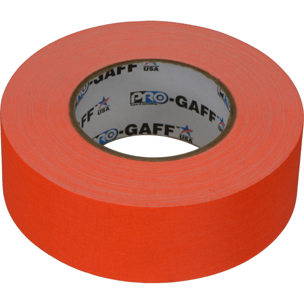 Gaffers Tape - 2" x 55yds Fluorescent Orange