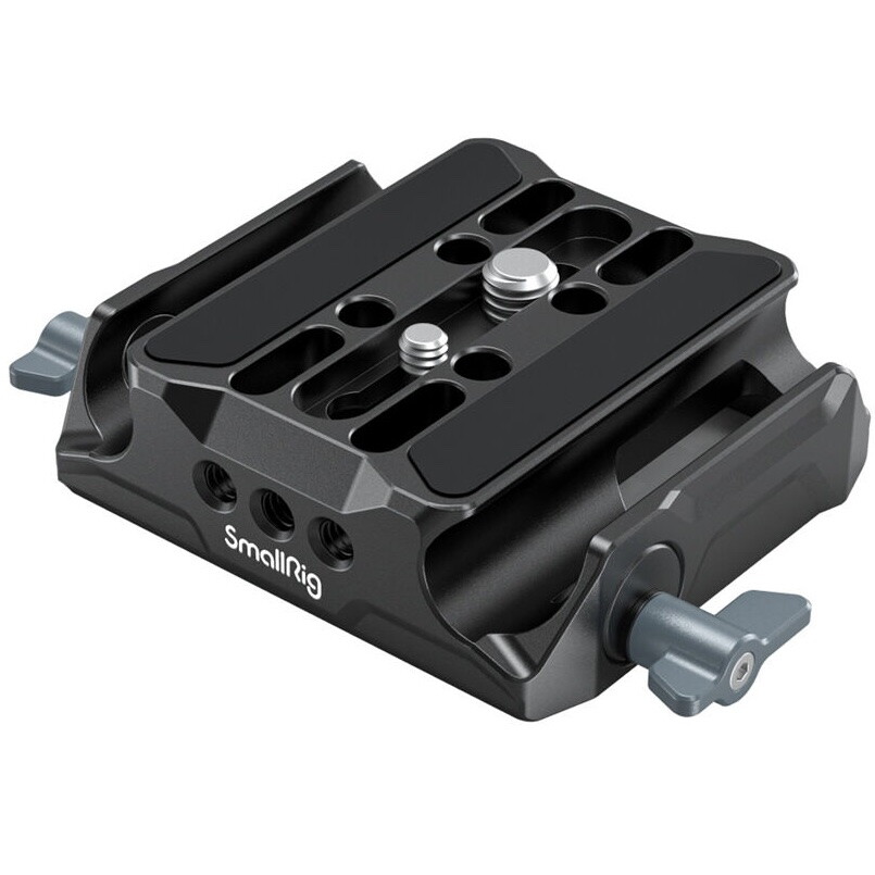 SmallRig Universal Camera Baseplate with 15mm LWS Rod Clamp