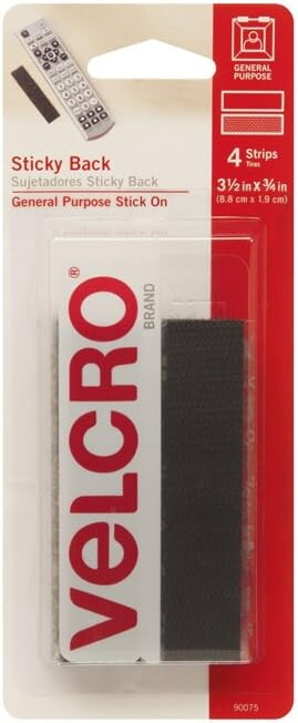 Velcro Sticky Back 3 1/2" x 3/4" (4 Pair)