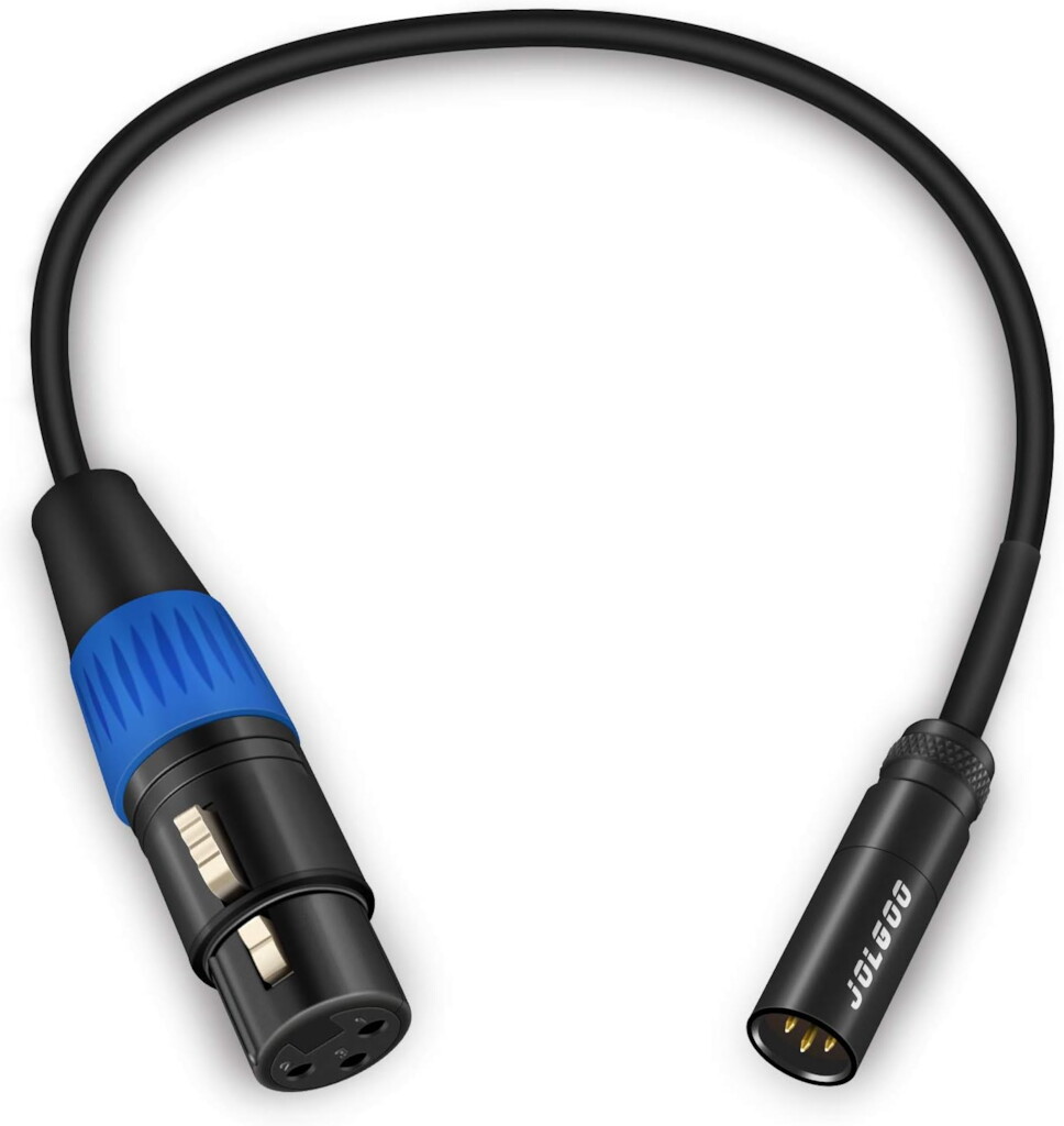 XLR Mini Male to XLR Female Adapter