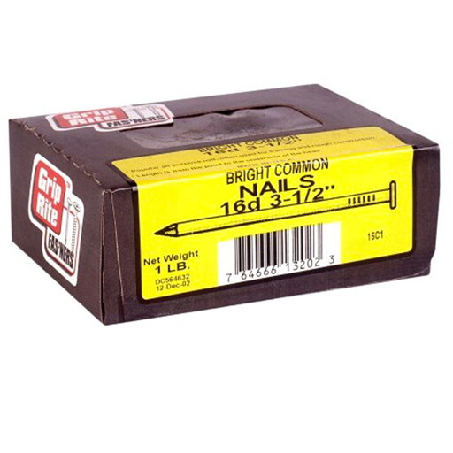 Nails - 3 1/2" 1lb Box
