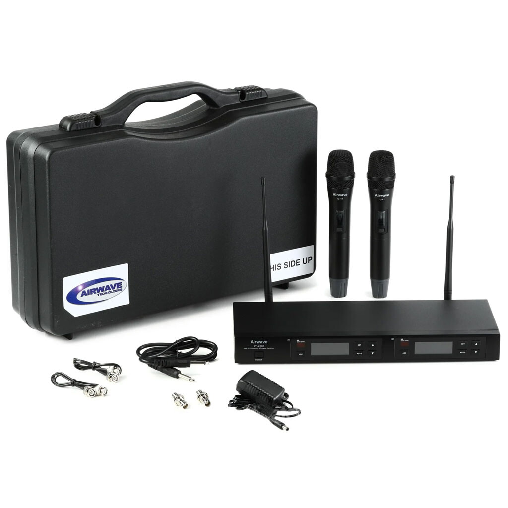 Airwave Technologies Dual Channel Handheld Wireless Microphone System