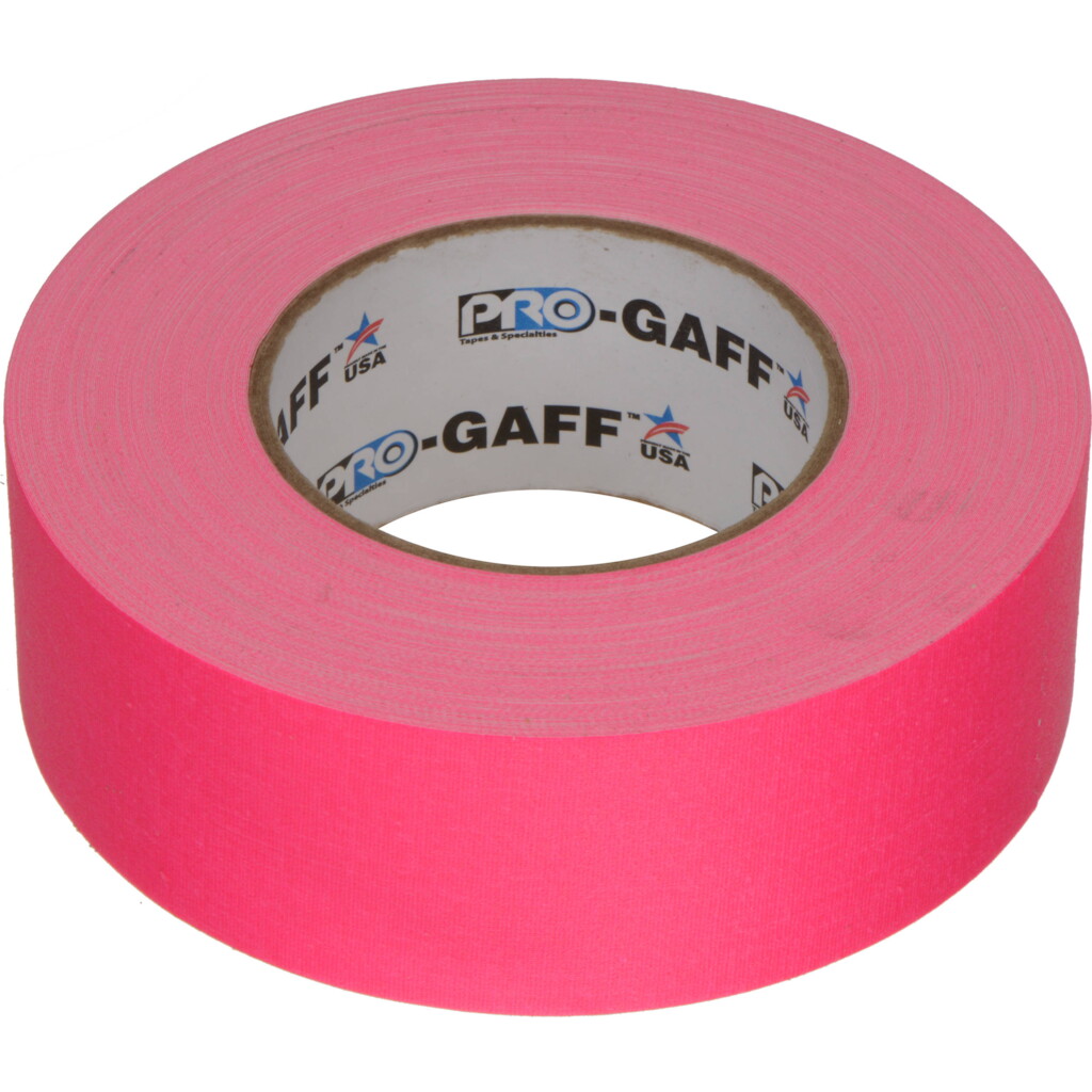 Gaffers Tape - 2" x 55yds Fluorescent Pink