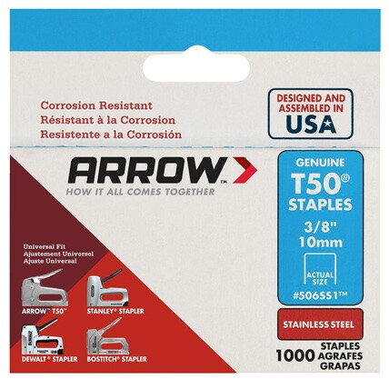 Staples T50 - 3/8" 1000pcs