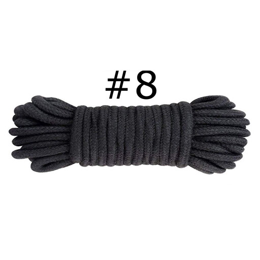 Sash Cord, Glazed - Black #8 (1/4") x 100'