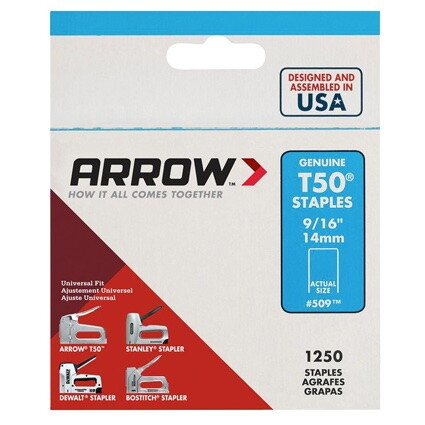 Staples T50 - 9/16" 1000pcs