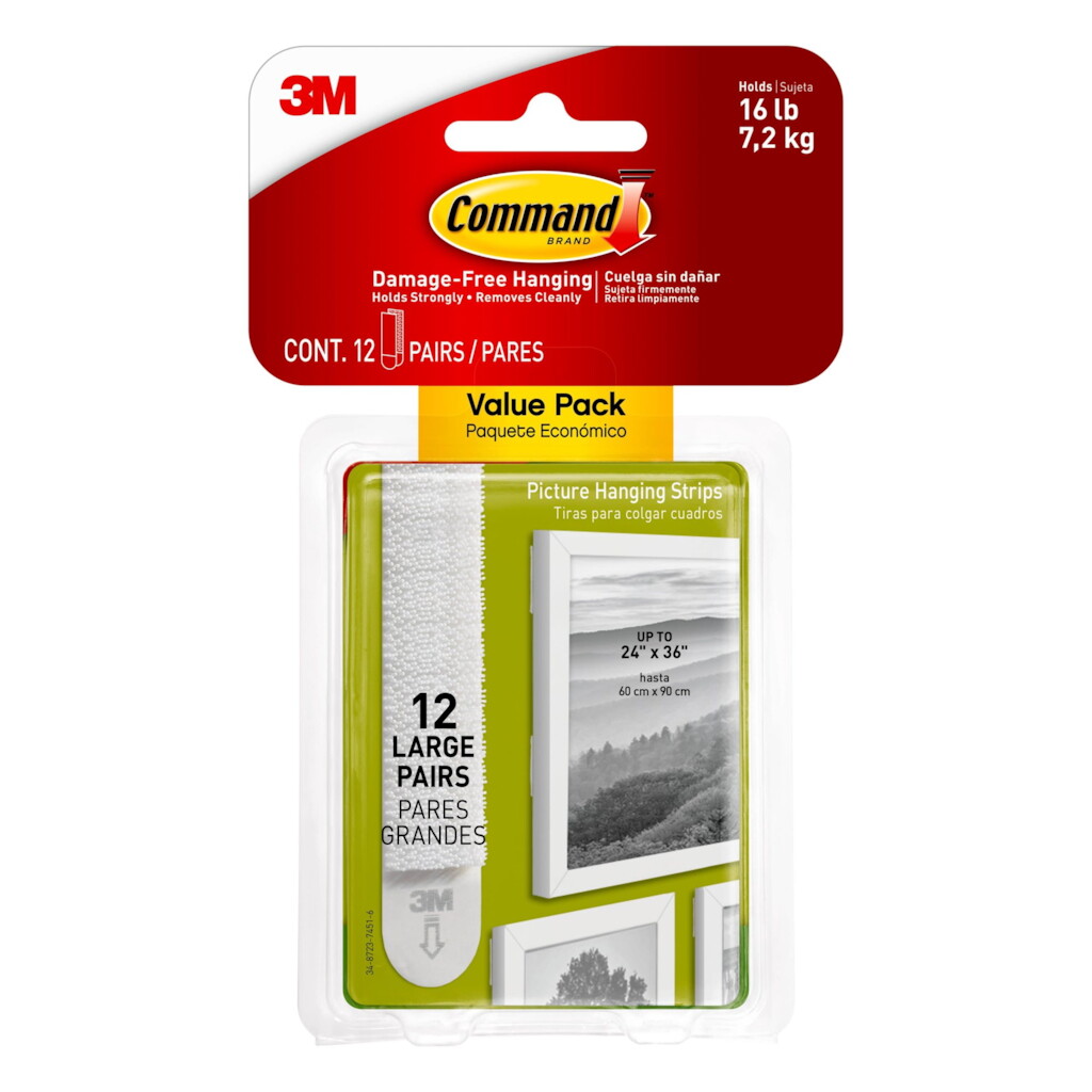 Command Strips - Large 12 Pack