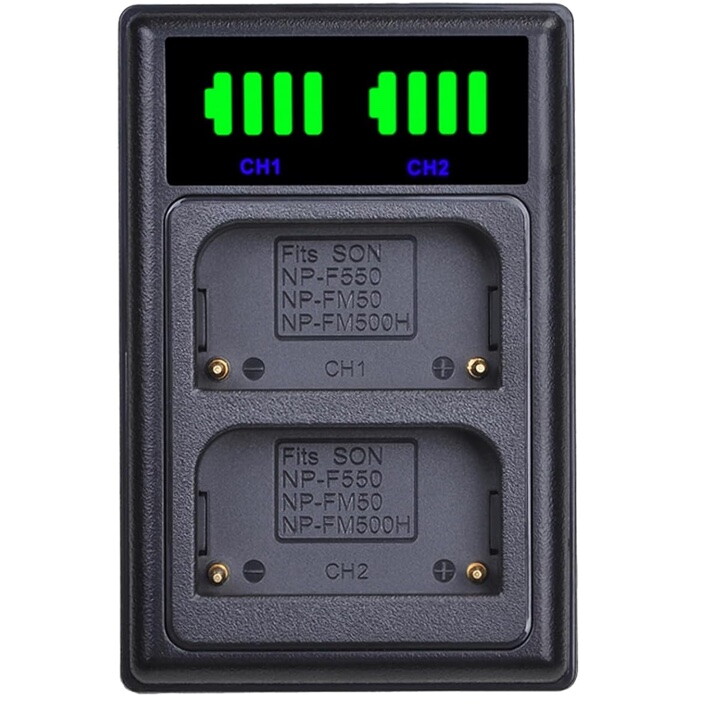 NP-FM500H Series Dual Battery Charger