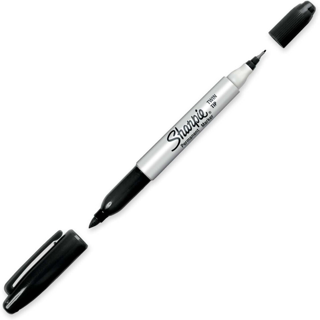 Sharpie Twin Tip Permanent Markers - Black